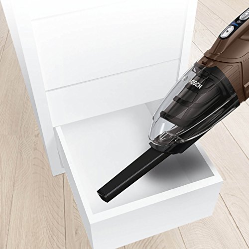 Bosch BBH218LTD Readyy 2-in-1 Aspirador sin cable y de mano, batería de 18V, color marrón chocolate metalizado