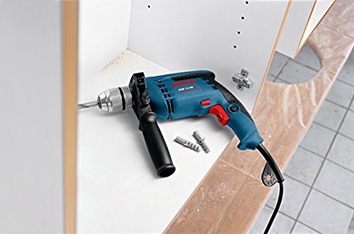 Bosch Professional GSB 13 RE - Taladro percutor (600 W, 0 – 2800 rpm, Ø max perforación hormigón 13 mm, en caja)