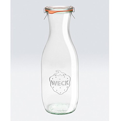 Botella de vidrio WECK 1l.