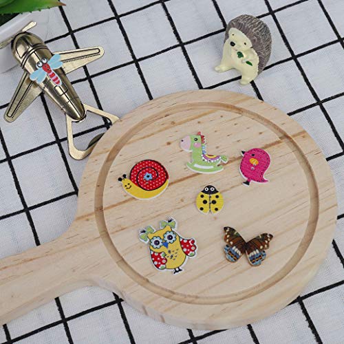 Botones Costura de Colores Madera Animales Botones para manualidades de DIY Coser Artesanía 150 Unidades