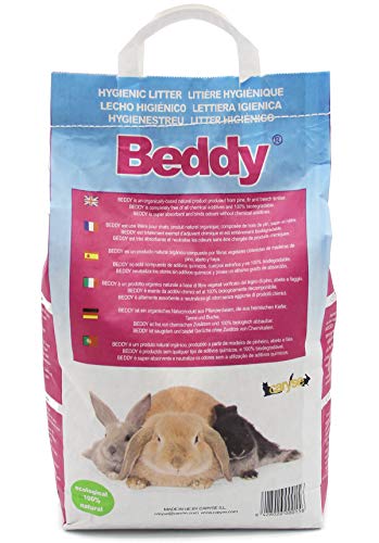 BPS 10L Lecho Higienico Virutas de Madera para Mascotas Serrín para Gato Animales Pequeños Hámster Conejo Loro Ardilla Erizo (Modelo 1)