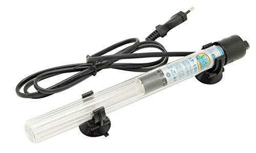 BPS  Calentador Sumergible para Pecera 100W - 26.5cm para Acuario Tanque de Pescados Adhesivo BPS-6052