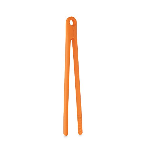 Brabantia Tasty Colours Pinzas para la cocina, silicona, Silicona, Naranja, 1.5x4x25 cm