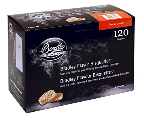 Bradley Smoker - Galletas con Aroma de Cereza para Ahumador de Alimentos, 120 unidades