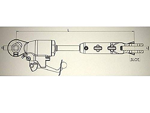 Brazo-tensor-niveladora - nivelador- tensores Montante de HUB de HUB Barra hubspindel para John Deere 2130 - 2140 - 2650 - 2850 OEM ar44552