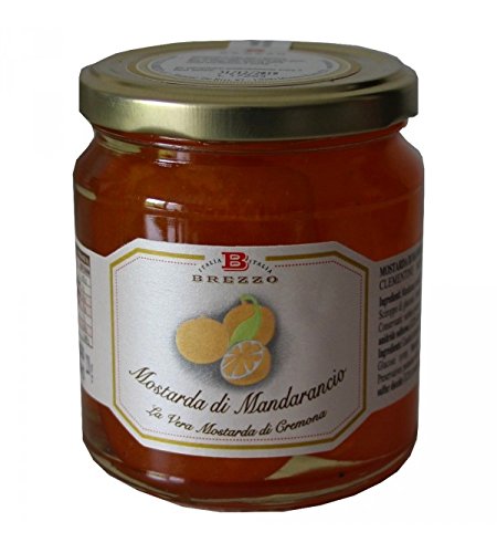 Brezzo - Mostaza de Mandarancio (mandarinas) de Cremona 380 gr