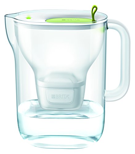 Brita Fill & Enjoy Jarra con filtro, 3.6 L, Verde Claro, XL (27.5 x 26.5 x 15.5 cm)