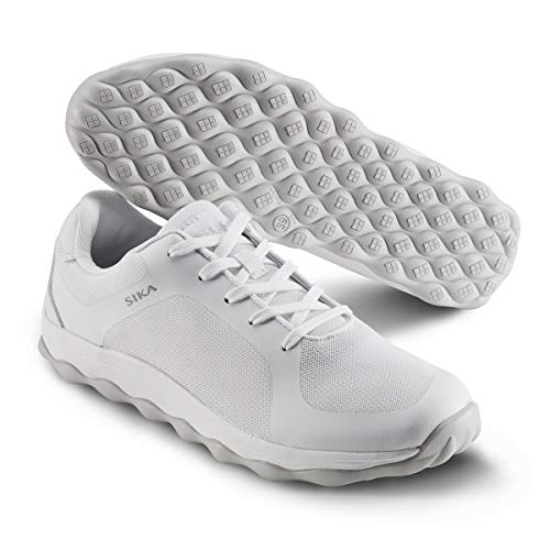 Bubble Move 50011 - Zapatilla de trabajo, adecuada para hospitales y cuidados, gastronomía (HORECA) y cocina, industria farmacéutica, servicio y limpieza, ocio, color Blanco, talla 45 EU