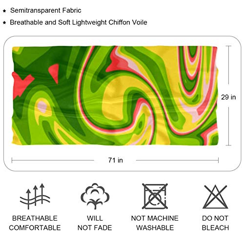 Bufanda de gasa con protector solar ligera y transpirable para mujer, para verano, para bloquear el viento y la arena, sopa de vegetales