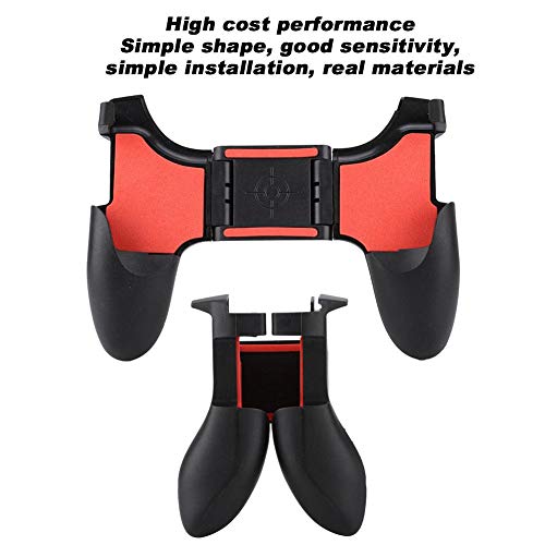 C2 Joystick Plegable Desmontable Mango de Agarre Juego de Disparo Artefacto Negro Rojo Controlador de Juego Gamepad Diseño ergonómico