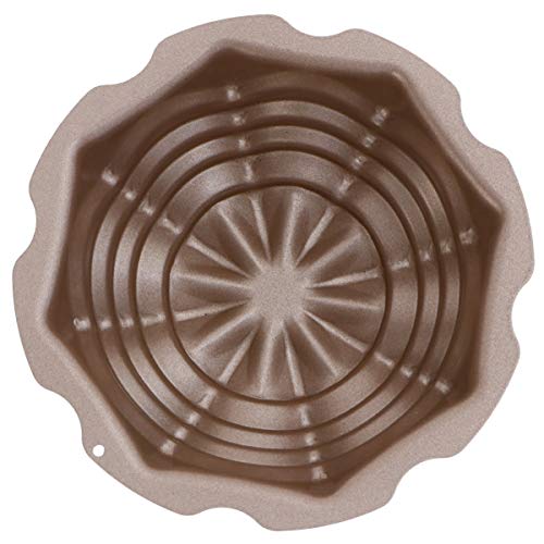 Cabilock Mini Molde para Hornear de Acero Al Carbono Molde para Pudín Mini Molde para Buntcake Muffin Cupcake para Hornear Taza de 4 Pulgadas