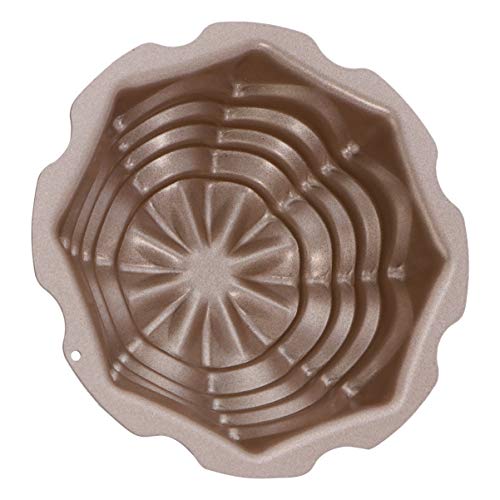 Cabilock Mini Molde para Hornear de Acero Al Carbono Molde para Pudín Mini Molde para Buntcake Muffin Cupcake para Hornear Taza de 4 Pulgadas