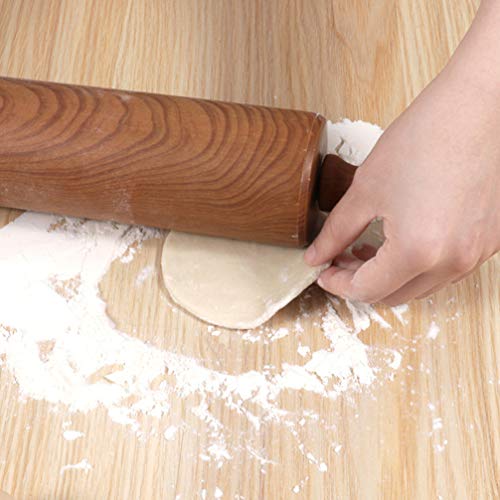 Cabilock Rodillo de Amasar Rodillo Clásico Herramienta para Hornear Diy para Galletas Pasteles Masa Pasteles Fondant