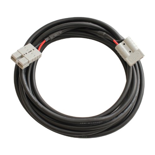 Cable de extensión de doble núcleo de 5m con enchufes de batería de 50 A para equipos de carga solar plegables Photonic Universe de 80 W - 150 W y 12V (sección transversal de 4,0 mm).