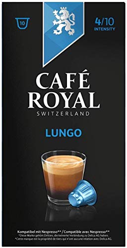 Café Royal lungo compatible Cápsulas Nespresso, 5 unidades (5 x 53 g)