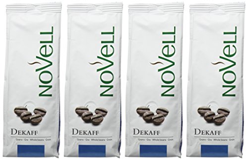 Cafes Novell Café Descafeinado En Grano - 4 Paquetes de 250g