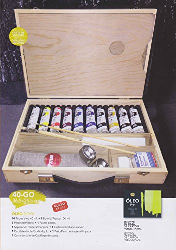 CAJA 10 OLEOS GOYA TITAN 40ML, 40-GO