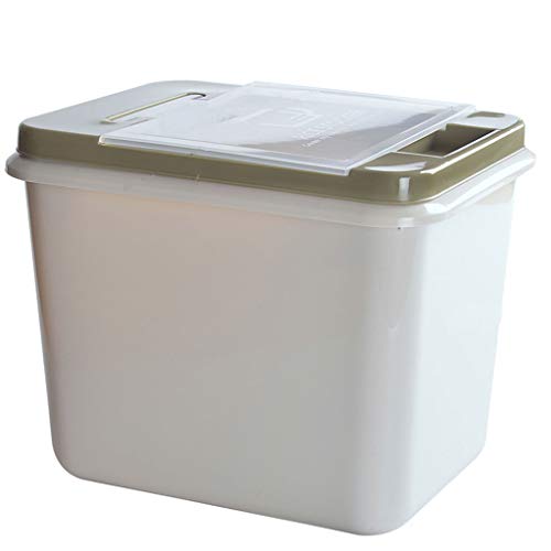 caja Caja De Almacenamiento De Cocina Contenedor De Almacenamiento De Alimentos-Sello De PláStico - Cubo De Arroz Abatible - Adecuado Para Escritorio / Gabinete De Almacenamiento 10kg / 15kg +