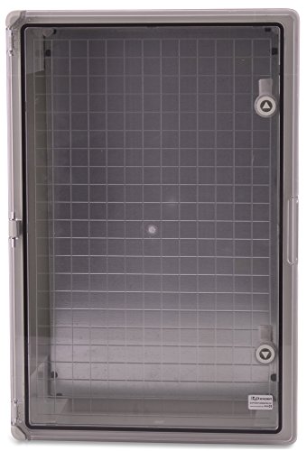 Caja de plástico ABS BOXEXPERT Caja de control de la flota IP65 gris/transparente (ABS, 600x400x200mm con puerta transparente)