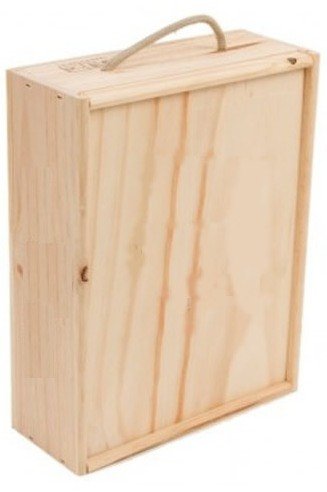 CAJA MADERA PARA 3 BOTELLAS DE VINO