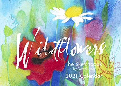 Calendario de pared de David Lyon con diseño de flores silvestres de The English Art Co. Entrega gratuita