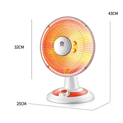 Calentador Hogar Calefacción de bajo Consumo Calefacción eléctrica Ventilador Asador Estufa Calentador Calentador Calor Termoeléctrico Pequeño (tamaño : 43cm)