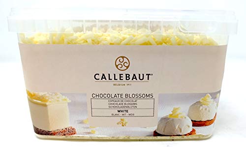 Callebaut White Blossoms - Rizos de chocolate blanco (1 kg)