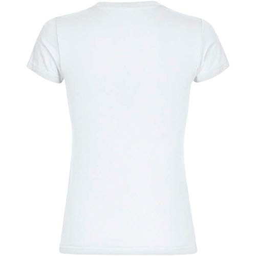 Camiseta con texto en alemán "So gut können Prellball-Spielerinnen aussehen! Blanco Mujer Talla S - 2XL Blanco L