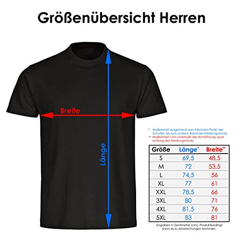 Camiseta para hombre Norrbottenspitz Experte, color negro, talla S - 5XL Negro S