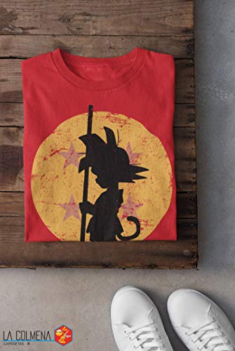 Camisetas La Colmena 164 - Looking for The Dragon Balls (ddjvigo) (Roja, XL)