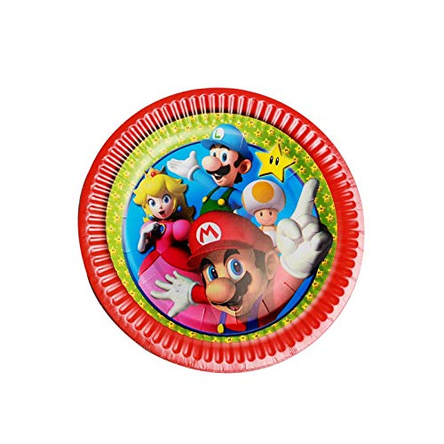 CANCIONES Conjunto De Fiesta De Cumpleaños De Vacaciones For Niños De Dibujos Animados Taza De Papel Romántica Tire De La Bandera Plato De Papel Vajilla Desechable Ambiente Diseño Sombrero Rojo Person