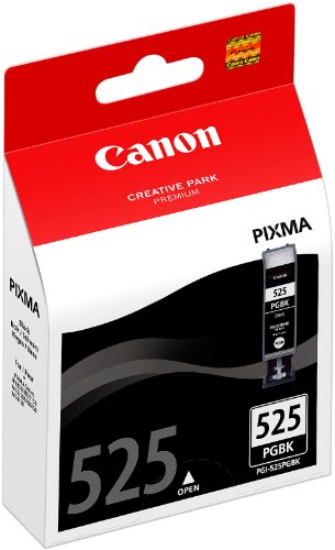 Canon PGI-525 Cartucho de tinta original Negro para Impresora de Inyeccion de tinta Pixma MX715-MX885-MX895-MG5150-MG5250-MG5350-MG6150-MG6250-MG8150-MG8250-iP4850-iP4950-iX6550