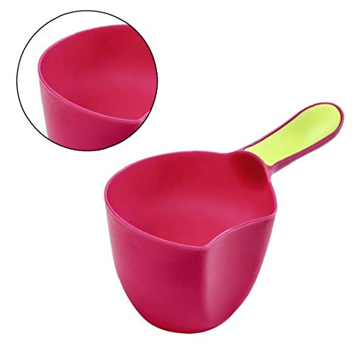 Cap Baño Baño Del Bebé De La Cucharada De Agua De Plástico Cucharada De Bebé Del Baño Del Champú De Lavado Cuchara Niño Enjuague Para El Cabello Kids Cup Baño Cascada Enjuagadora Mini Copa Niños Ducha