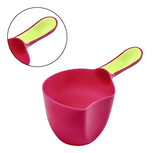 Cap Baño Baño Del Bebé De La Cucharada De Agua De Plástico Cucharada De Bebé Del Baño Del Champú De Lavado Cuchara Niño Enjuague Para El Cabello Kids Cup Baño Cascada Enjuagadora Mini Copa Niños Ducha