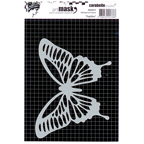 Carabelle Studio Butterfly Mask Plantilla, Plastico, 10.0x14.0x0.5 cm