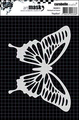 Carabelle Studio Butterfly Mask Plantilla, Plastico, 10.0x14.0x0.5 cm