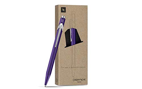 Caran d'Ache Nespresso 3rd Edition 849 - Bolígrafo de punta redonda, color morado