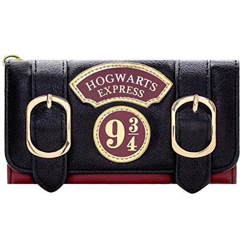 Cartera de Harry Potter Expreso de Hogwarts Doble Hebilla Negro