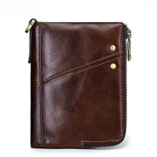 Cartera de Moda Cartera de Mujer Cartera de Cuero para Mujer Cartera de Dinero Cartera Titular de la Caja del teléfono Clip Bolsa-Cartera de café