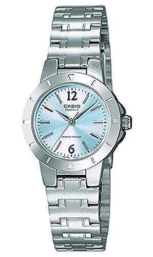 Casio Reloj Analógico para Mujer de Cuarzo con Correa en Acero Inoxidable LTP-1177PA-2AEF