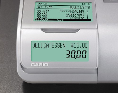 Casio SE-C3500MB GDPdU - Caja registradora térmica (10 dígitos), color negro