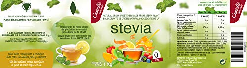 Castelló Since 1907 Edulcorante Stevia + Eritritol 1:8 - Bote de 1 kg