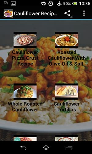 Cauliflower Recipes Videos Vol 1