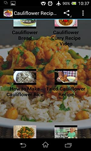 Cauliflower Recipes Videos Vol 2