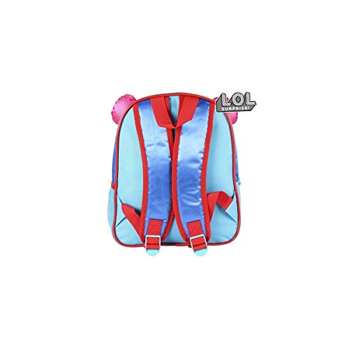 Cerdá - Mochila Infantil LOL Surprise con Lentejuelas en 3D - Licencia Oficial LOL Surprise