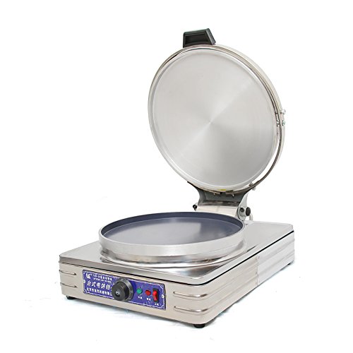 CGOLDENWALL YXD-20 - Máquina eléctrica china para hacer crepes, 39 cm de diámetro, multigrano y horneado, temperatura constante y automática, arándwich, hamburguesa, 220 V