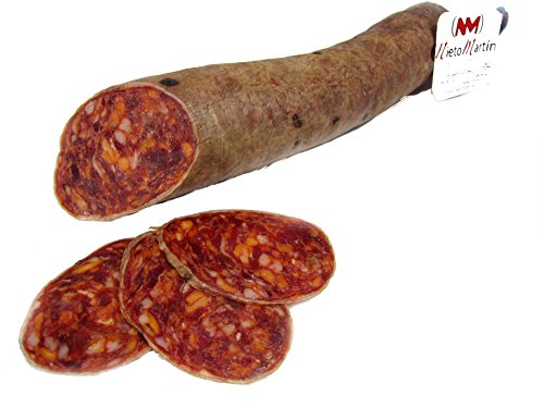 CHORIZO CULAR EXTRA. CURADO EN BODEGA NATURAL Y FABRICACIÓN TRADICIONAL ENVASADO AL VACIO. 1 PIEZA DE 450- 500 gr ENVASADA AL VACIO