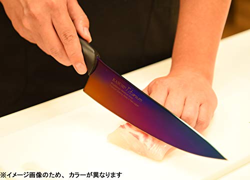 Chroma Kasumi Titanium coated 7 3/4 inch Chef knife