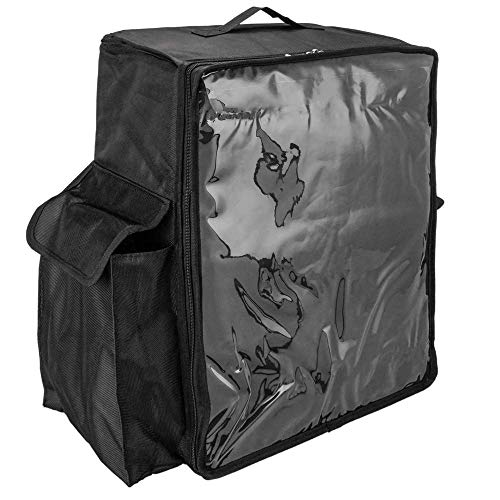 CityBAG - Mochila isotérmica Negra 50x23x49 cm para Entrega de Pedidos de Comida en Moto y Bicicleta