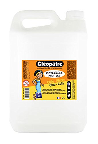 Cléopâtre, Craft Glue para mayores de 3 años, peso 2 kg, blanca